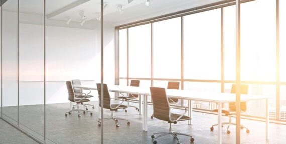 Porte de locaux professionnels