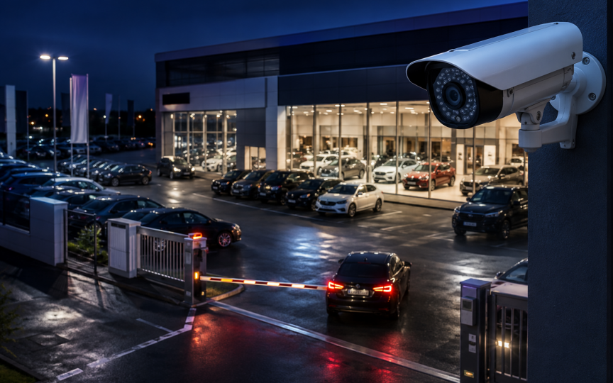 videosurveillance-controle-d'acces-concession-automobile-merignac